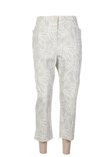 jean biolay pantacourts femme de couleur vert