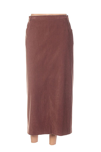 jean biolay jupes femme de couleur marron