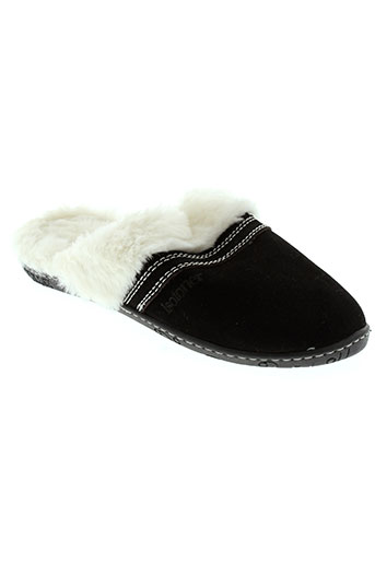 isotoner chaussures femme de couleur noir