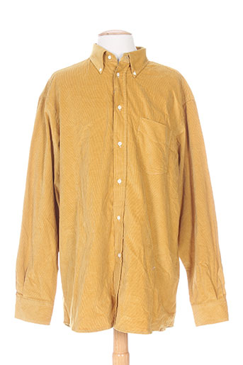 a cause des garçons chemises homme de couleur jaune