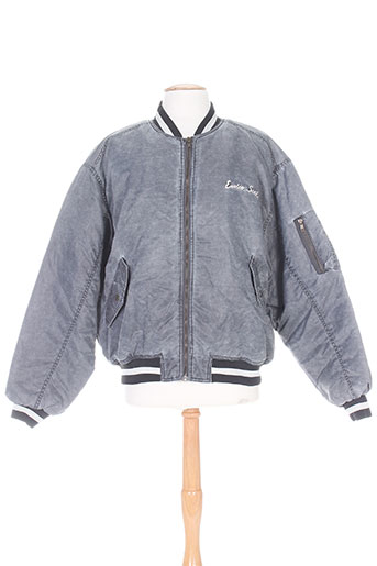 blue valley vestes homme de couleur gris