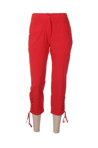 s.quise pantacourts femme de couleur rouge
