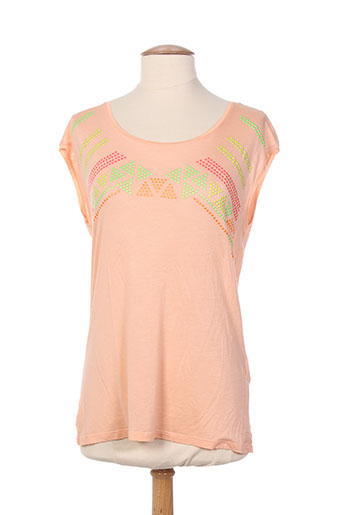 vila t-shirts femme de couleur orange