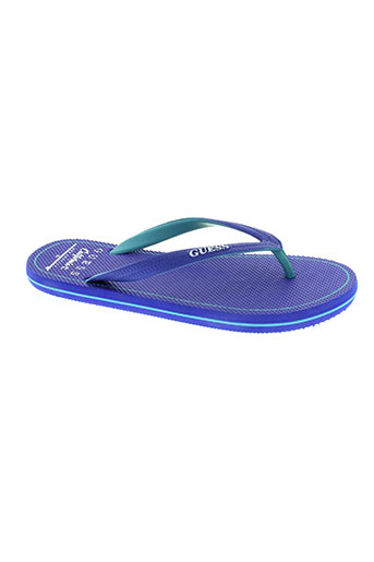 guess jeans chaussures homme de couleur bleu