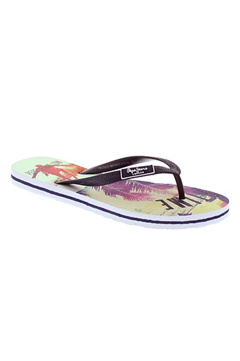 pepe jeans chaussures femme de couleur bleu