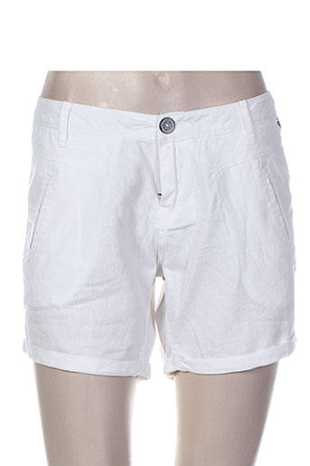 garcia shorts / bermudas femme de couleur blanc