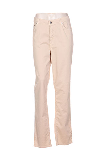 jean gabriel pantalons femme de couleur beige