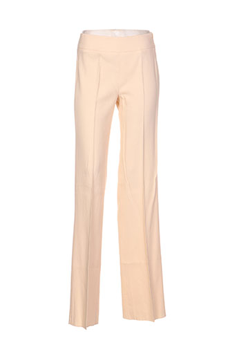 maxmara pantalons femme de couleur jaune