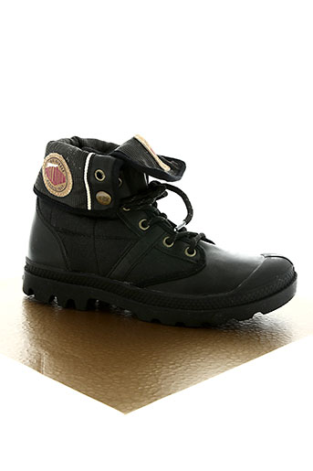 palladium chaussures femme de couleur noir