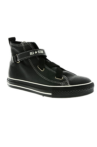converse chaussures garçon de couleur noir