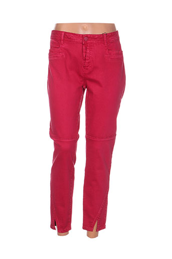 street one pantacourts femme de couleur rouge