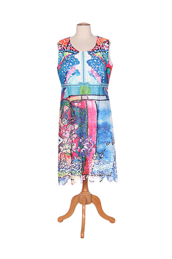 poupee chic robes femme de couleur bleu