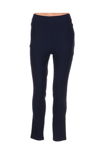 piment rouge pantalons femme de couleur bleu