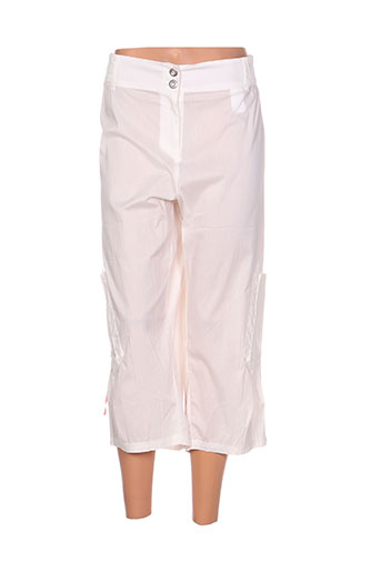 mellem pantacourts femme de couleur blanc