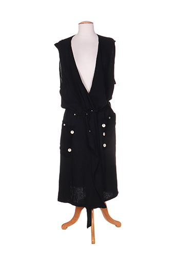 batistame gilets femme de couleur noir