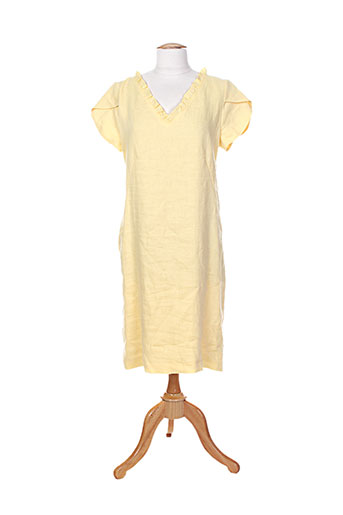 femmes je vous aime robes femme de couleur jaune