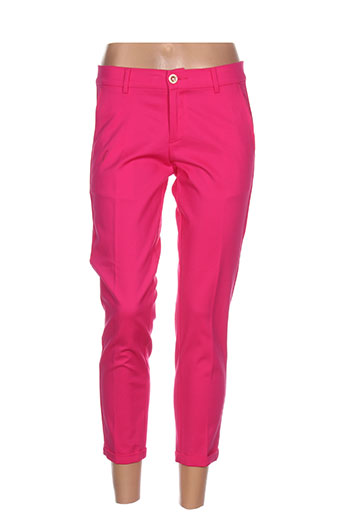 lcdn pantacourts femme de couleur rose