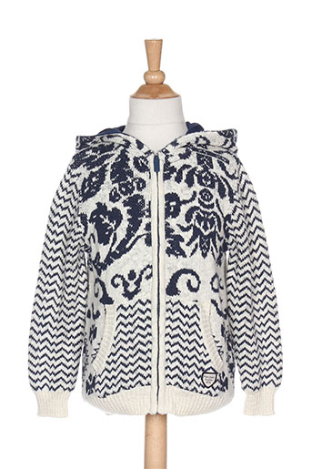 pepe jeans gilets garçon de couleur bleu