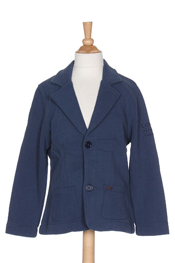 pepe jeans vestes garçon de couleur bleu