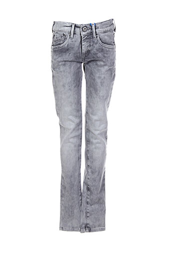 pepe jeans jeans fille de couleur gris