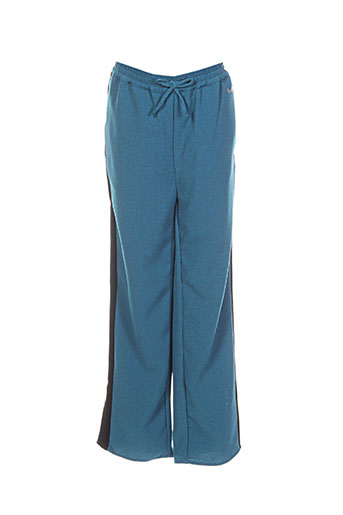 pepe jeans pantalons fille de couleur bleu