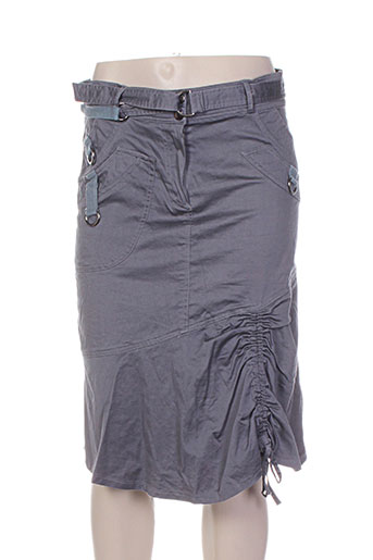soleil jupes femme de couleur gris