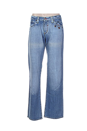 impaqt jeans femme de couleur bleu