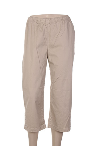 brandtex pantacourts femme de couleur beige