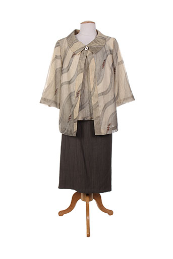 atian ensemble femme de couleur beige