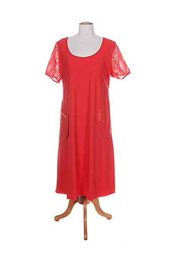jean delfin robes femme de couleur rouge