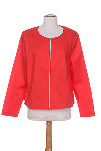 jean delfin vestes femme de couleur rouge