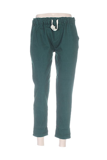 besh pantalons femme de couleur vert