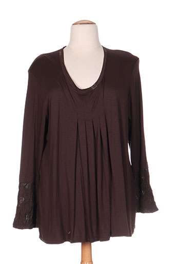 piment rouge t-shirts femme de couleur marron