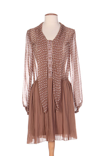 daphnea robes femme de couleur marron