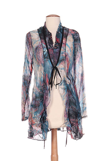 deca vestes femme de couleur bleu