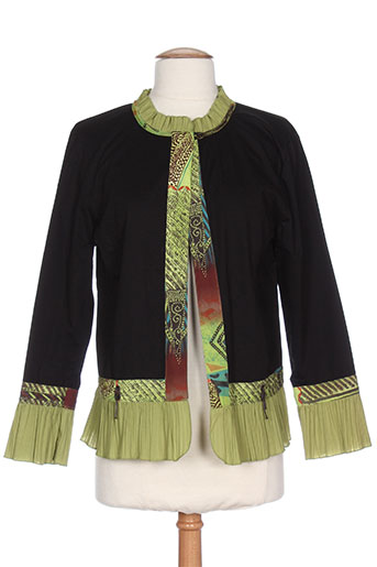 guitard vestes femme de couleur noir