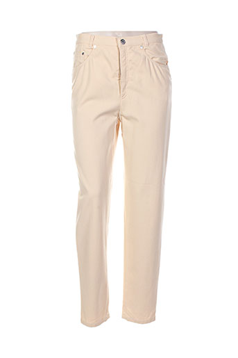 lucia pantalons femme de couleur orange