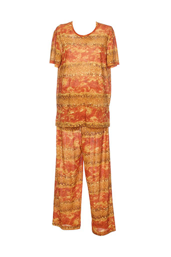 saint charles ensemble femme de couleur orange