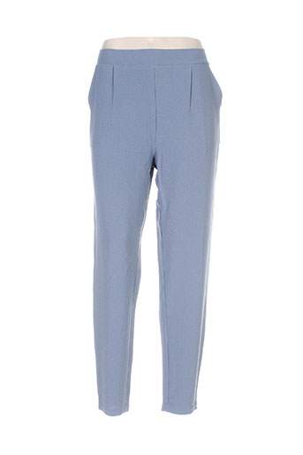 ichi pantalons femme de couleur gris