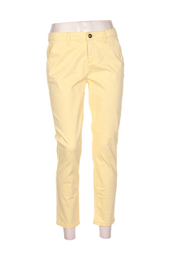 only pantalons femme de couleur jaune