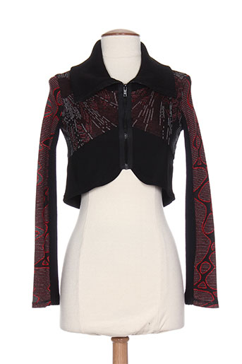 deca gilets femme de couleur rouge