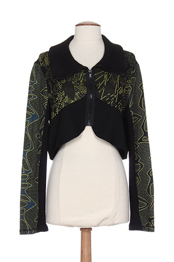 deca gilets femme de couleur vert