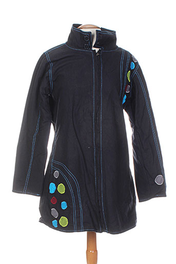 bamboo's manteaux femme de couleur noir