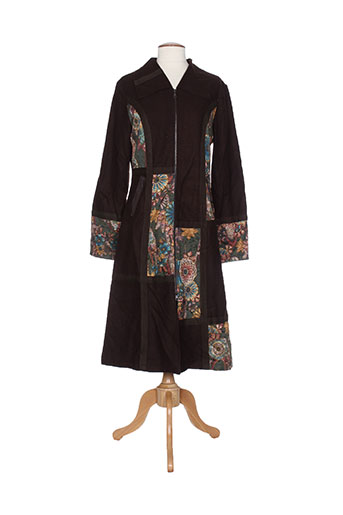 l33 manteaux femme de couleur marron