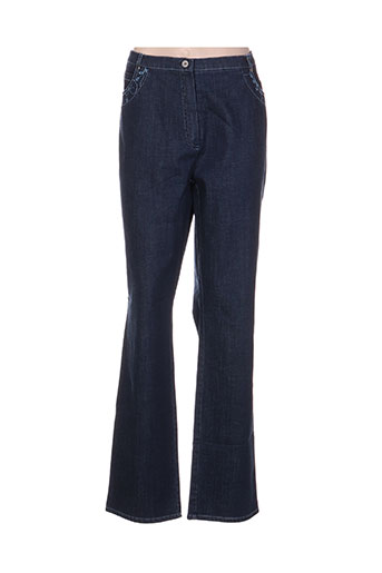 quattro jeans femme de couleur bleu