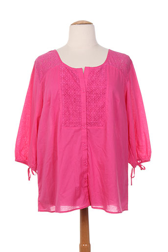 felino chemises femme de couleur rose