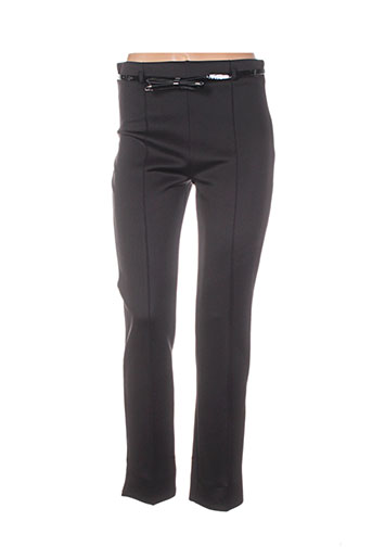 jus d'orange pantalons femme de couleur noir