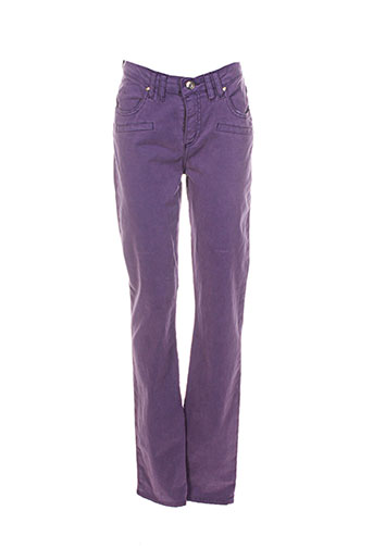 votre nom pantalons femme de couleur violet