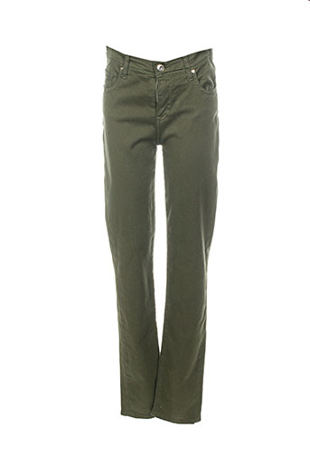 votre nom pantalons femme de couleur vert