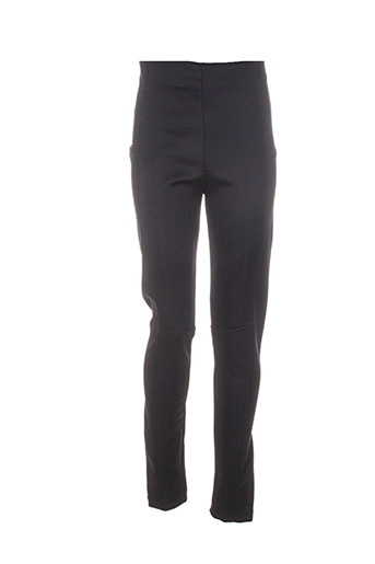 jus d'orange pantalons femme de couleur noir